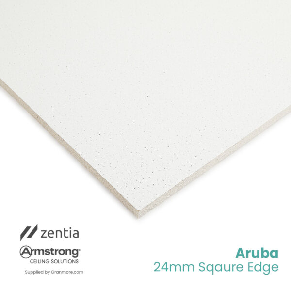 Armstrong-Zenita Dune Evo ceiling tiles 600mm x 600mm | Square Edge  | BP5460M | 16 Tiles per Box