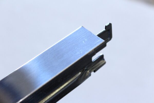 Brushed Chrome Cross Tee Section 600mm X 24mm